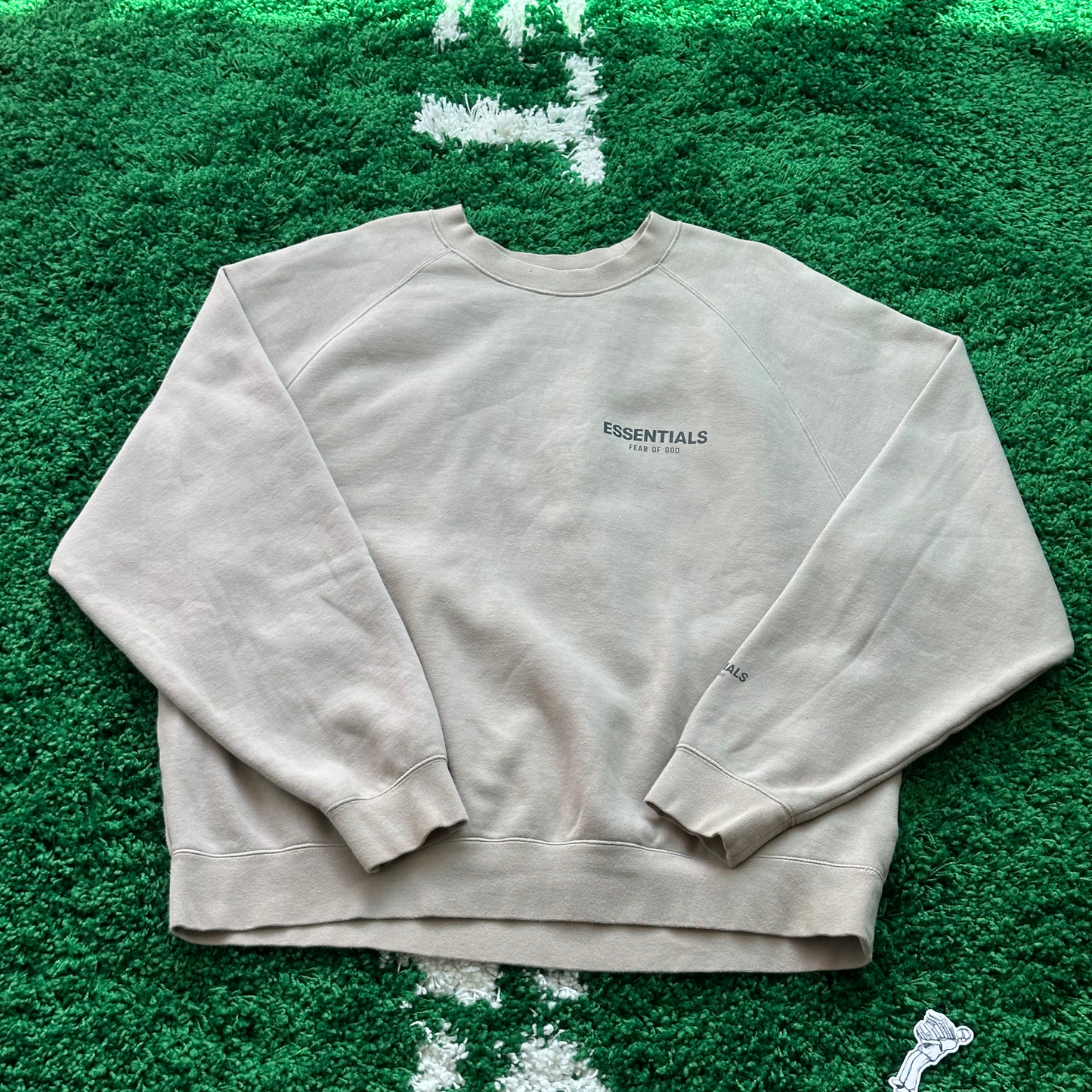 Fear of God Essentials Core Collection Crewneck Dark Heather Oatmeal
