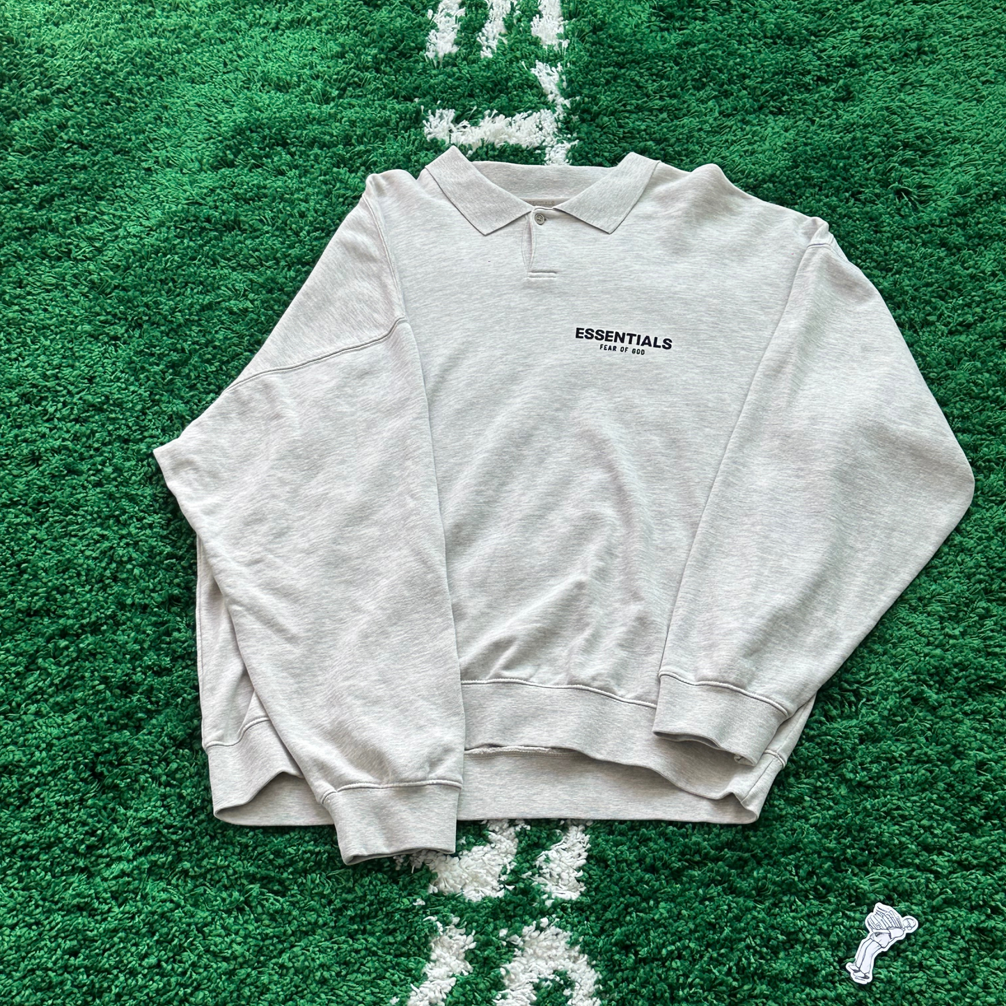 Fear of God Essentials Long Sleeve Polo Light