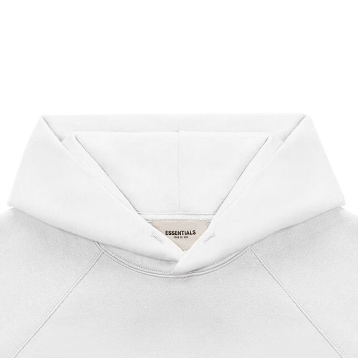 Fear of God Essentials Pullover Hoodie Applique Logo White