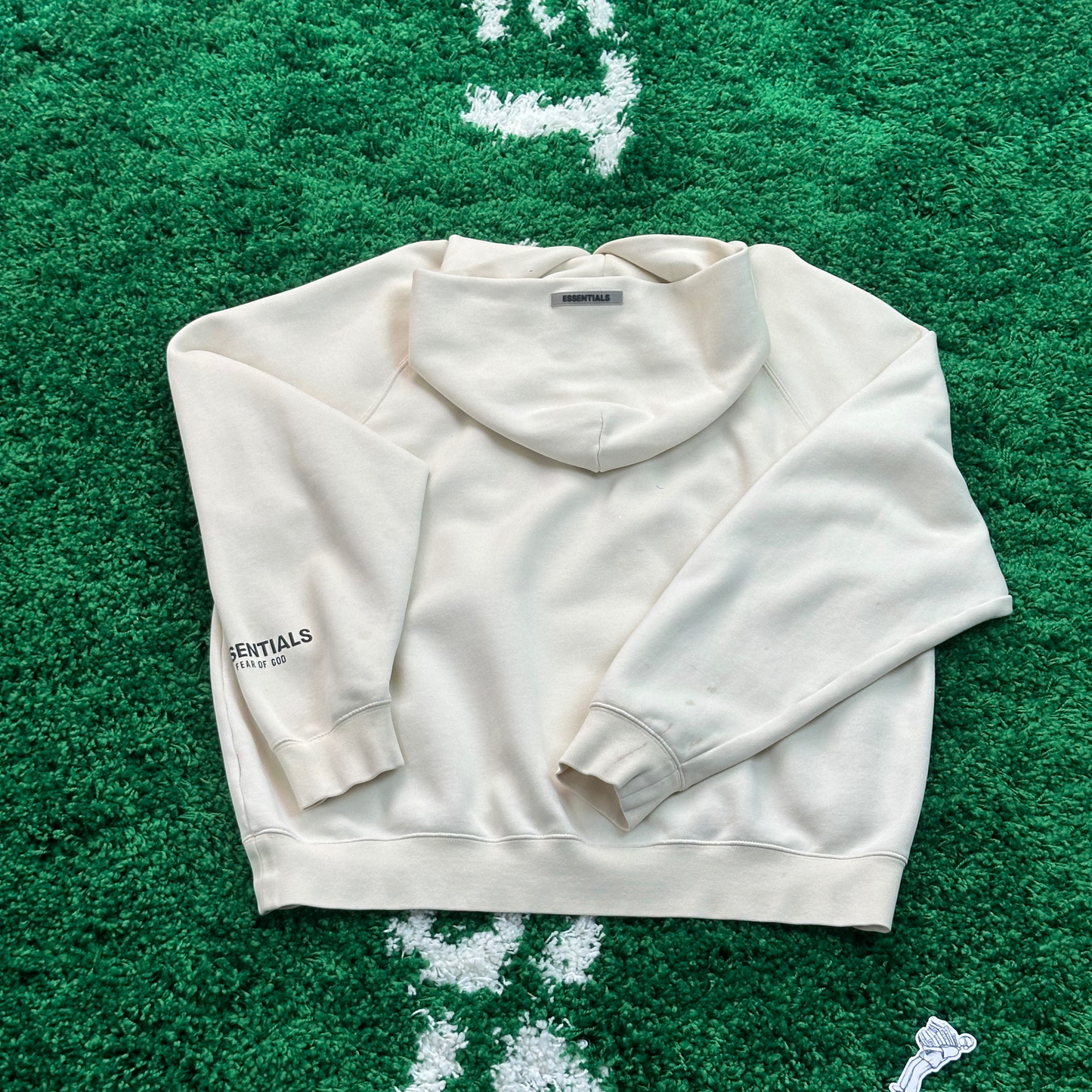 Fear of God Essentials Pullover Hoodie Applique Logo White