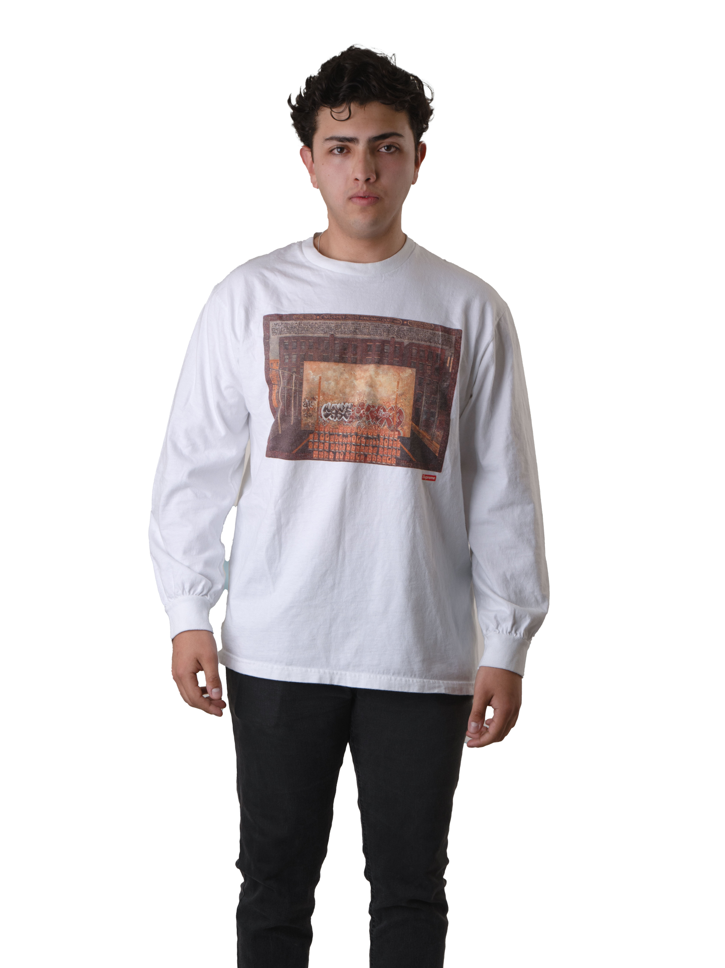 Supreme Art Graffiti long sleeve white