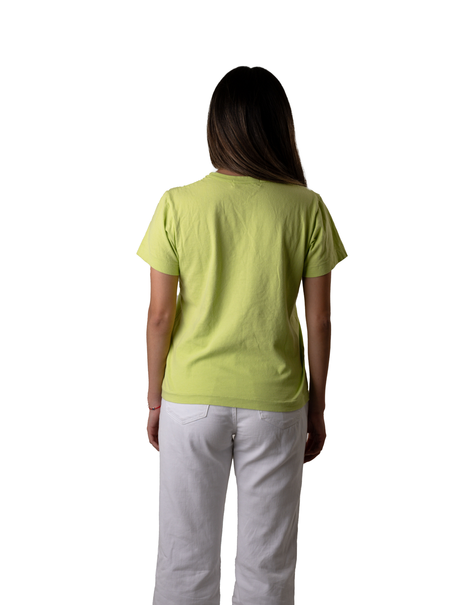 Comme des Garçons small heart tee green