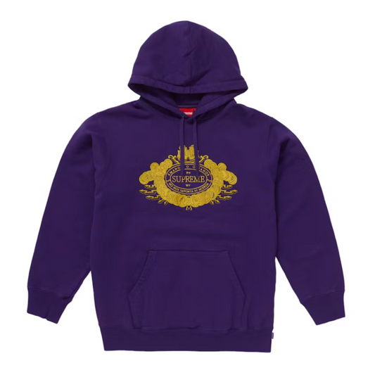 Supreme Love or Hate Hooded Sweatshirt Purple