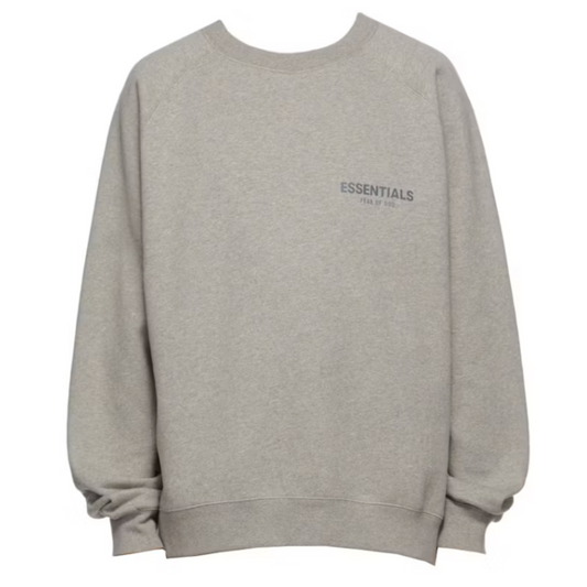 Fear of God Essentials Core Collection Crewneck Dark Heather Oatmeal