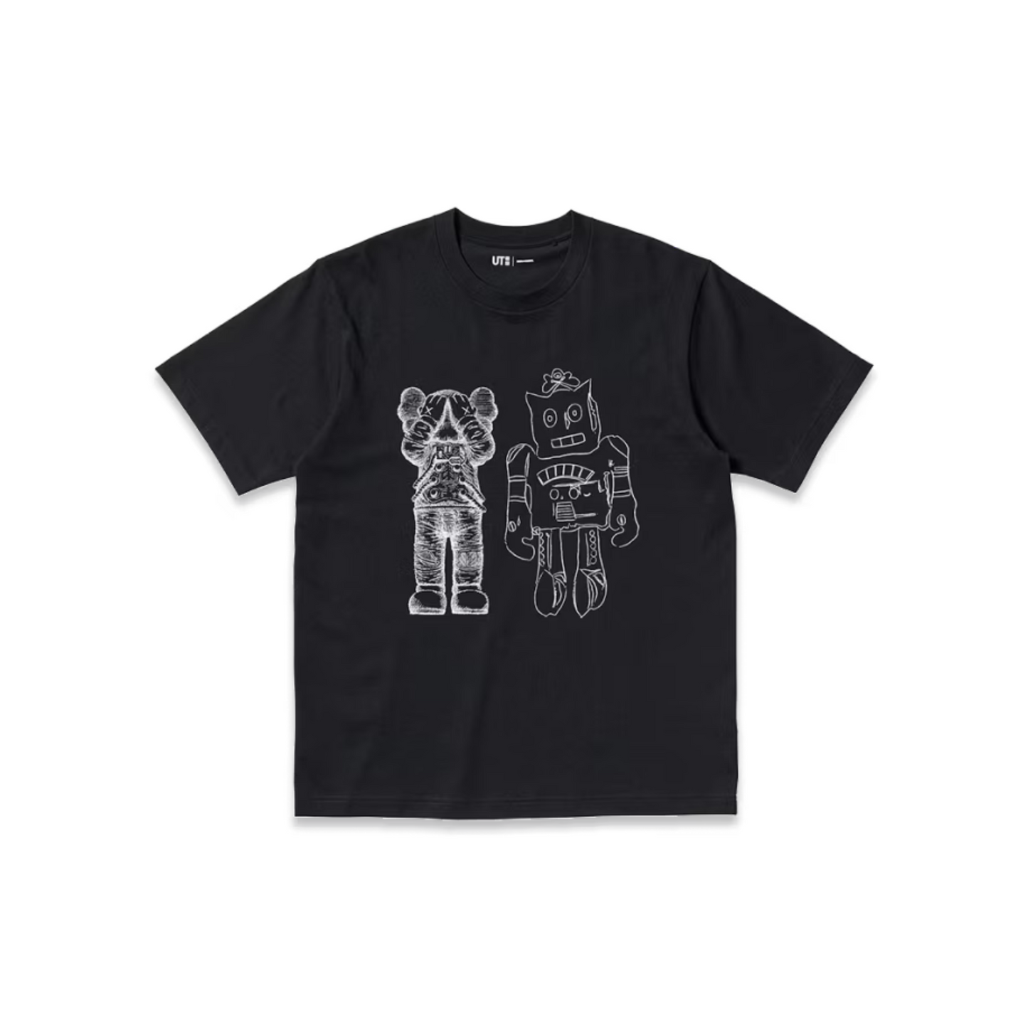Kaws x Andy Warhol robot tee