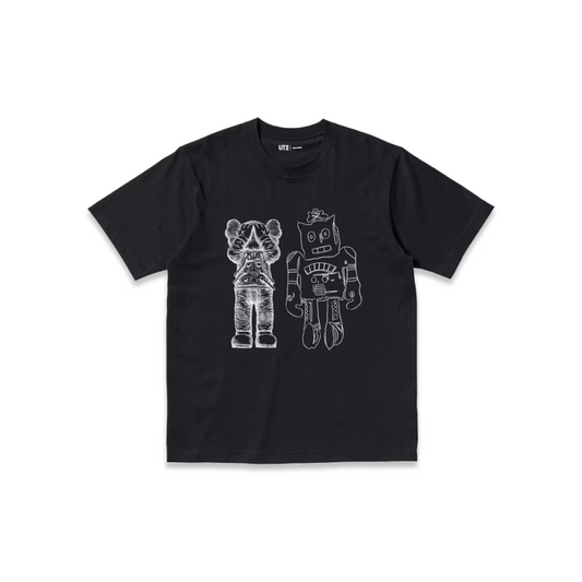 Kaws x Andy Warhol robot tee