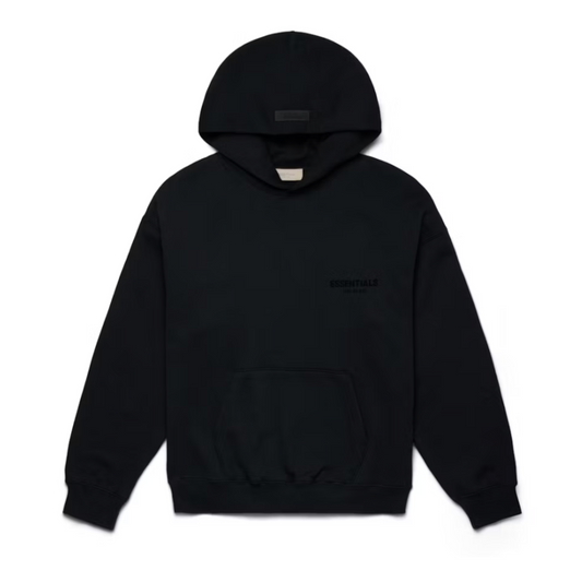 Essential Hoodie stretch limo black