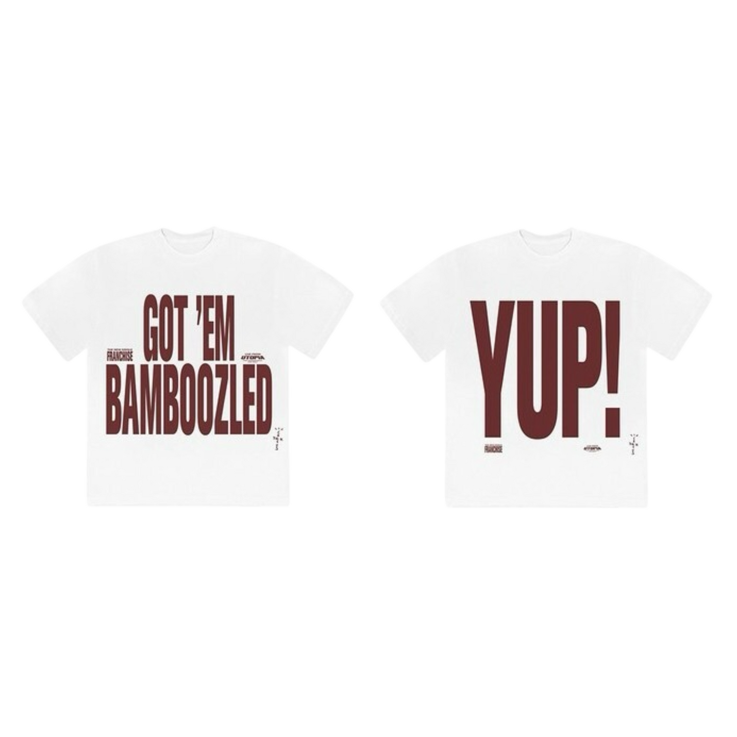 Travis Scott Franchise Promo YUP! T-shirt