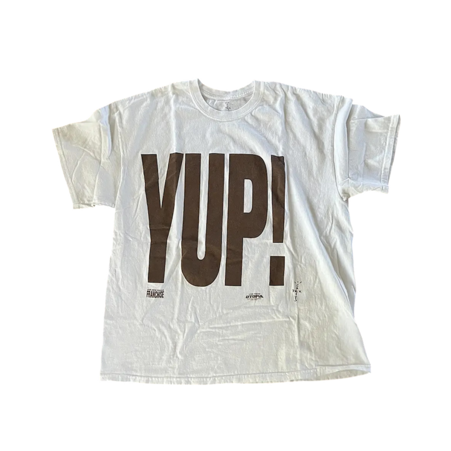Travis Scott Franchise Promo YUP! T-shirt