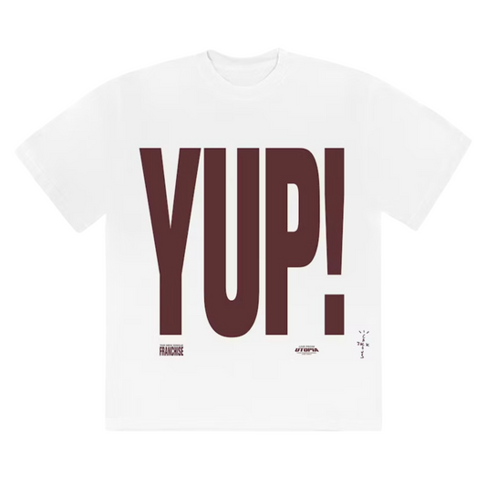 Travis Scott Franchise Promo YUP! T-shirt