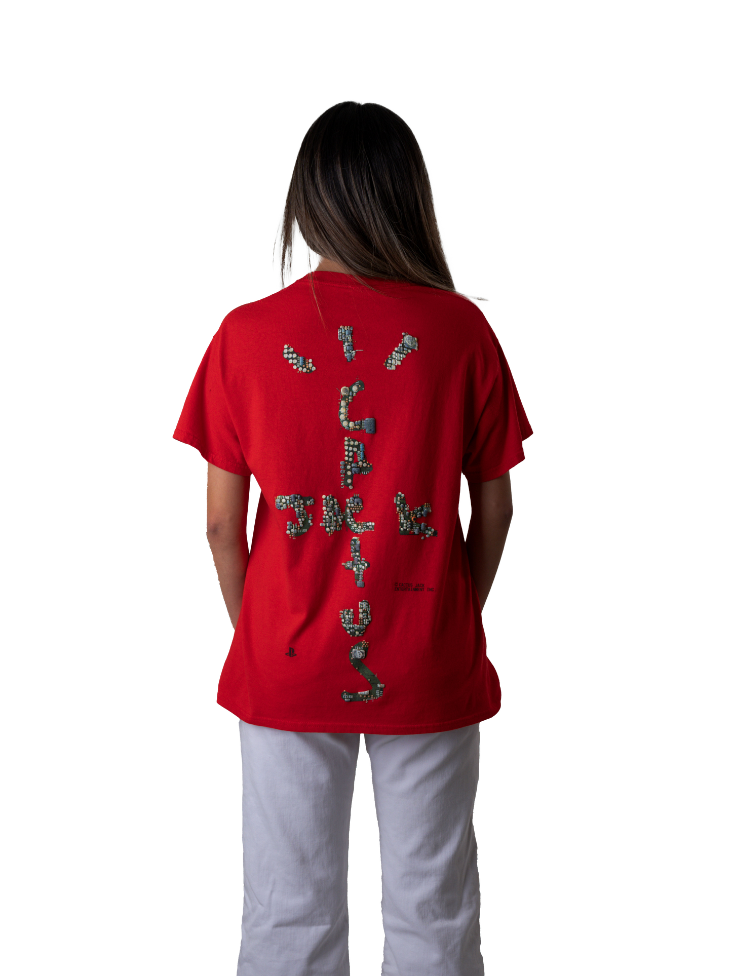 Cactus Jack Travis Scott x Playstation Tee Red