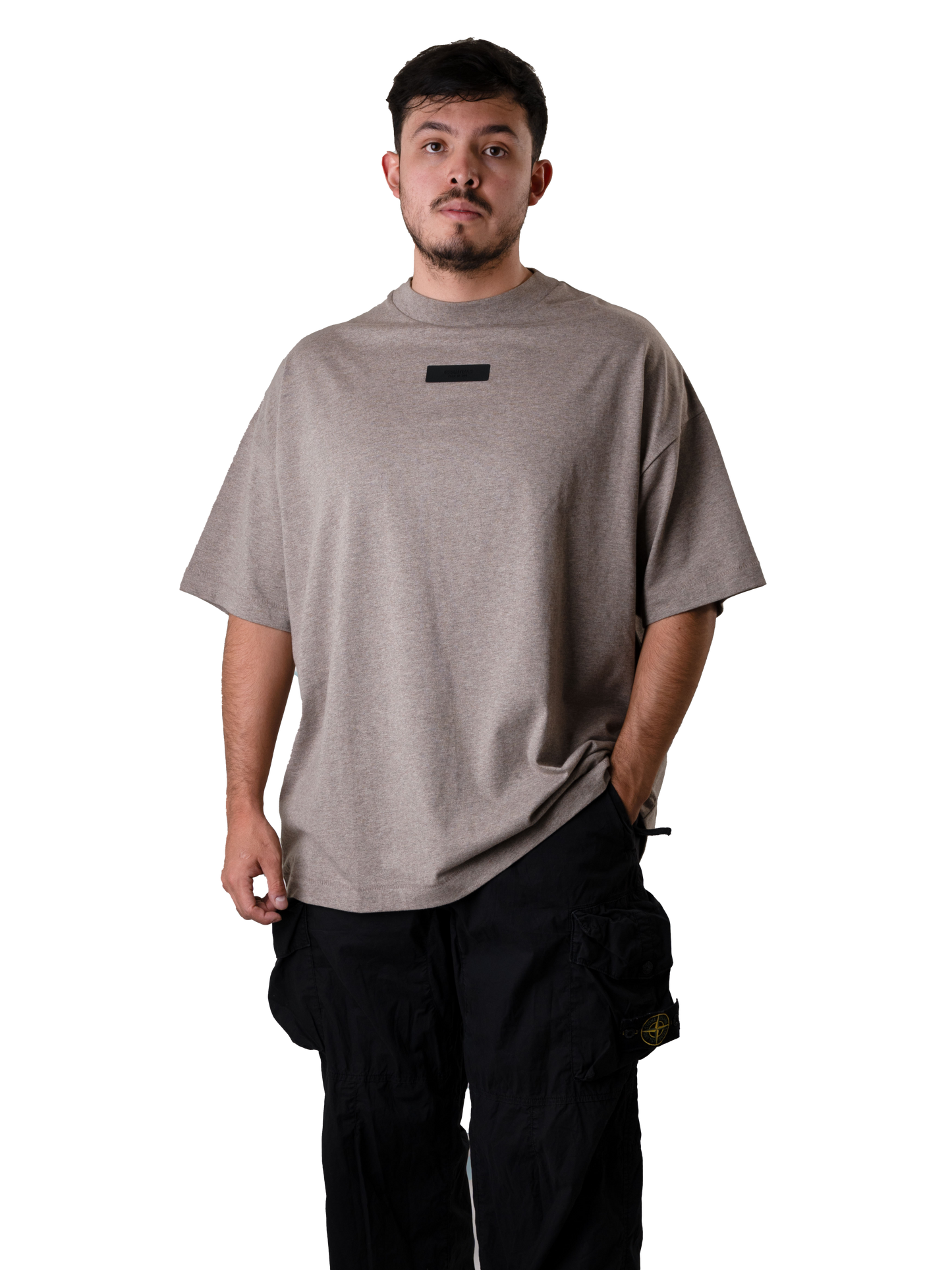 Essential tee Oversize beige