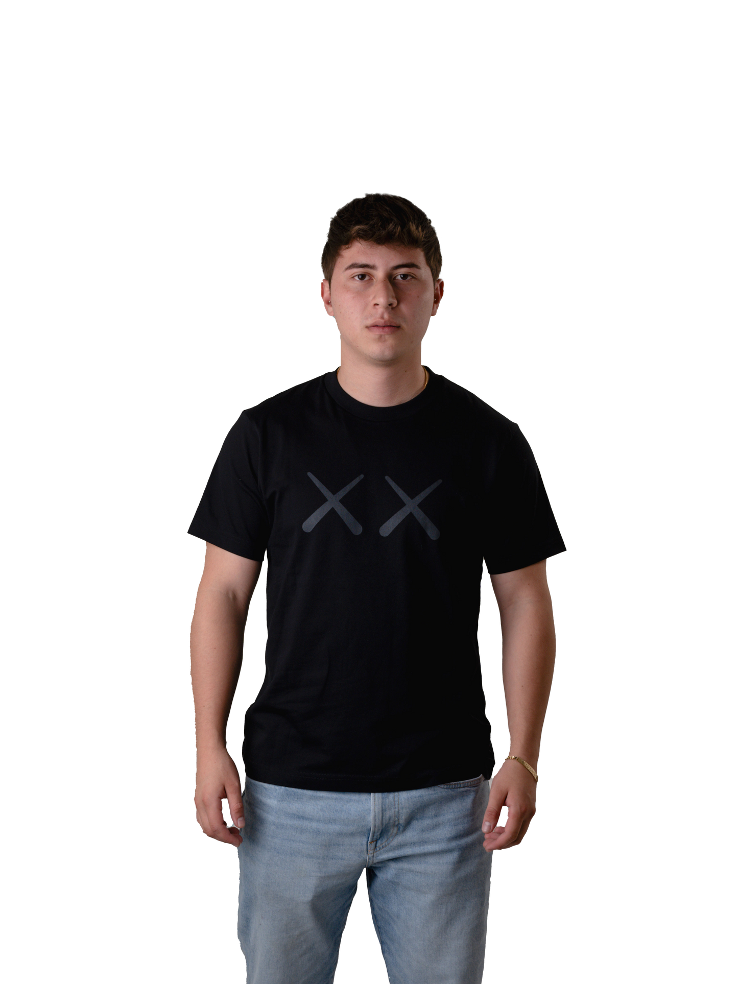 Kaws x Andy Warhol xx tee black