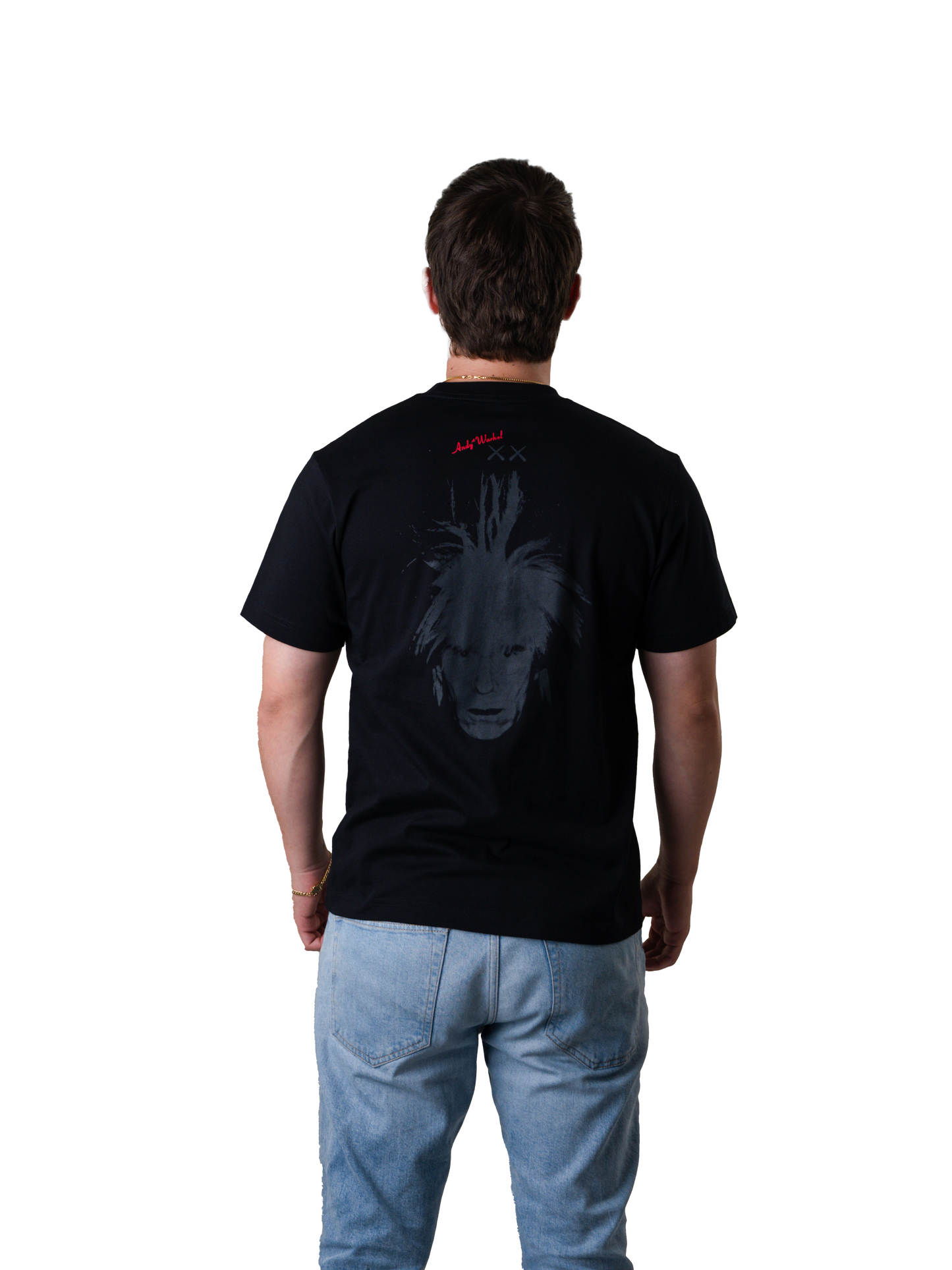 Kaws x Andy Warhol xx tee black