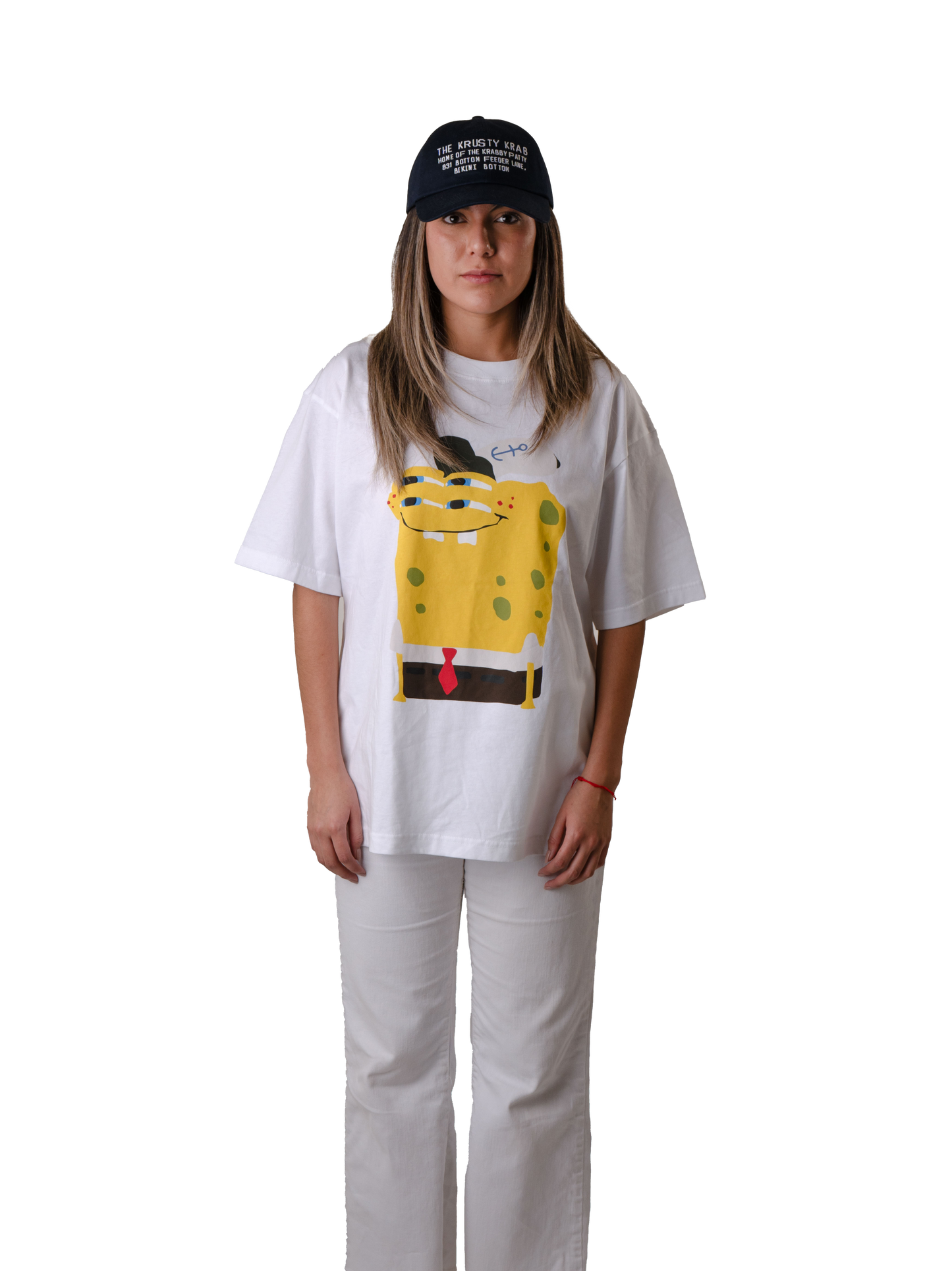 CPFM x spongebob tee white