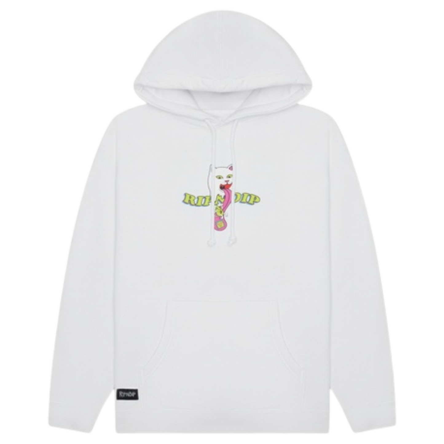 RIPNDIP Micro Nerm Hoodie White